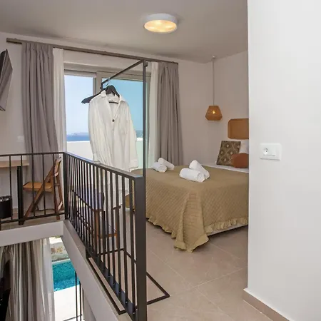 公寓 Only Yours , Mykonos - Private Pool & Sea View Near Scorpios