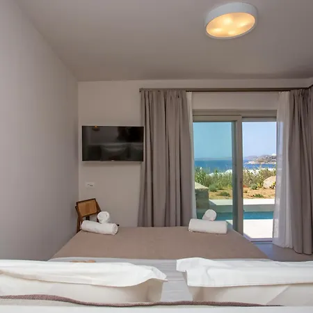 Only Yours , Mykonos - Private Pool & Sea View Near Scorpios 公寓 帕瑞加