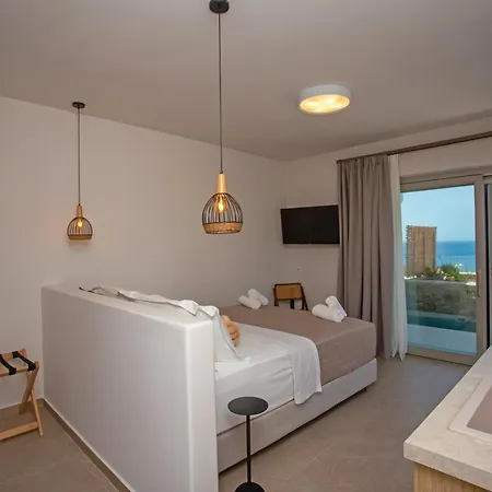 Only Yours , Mykonos - Private Pool & Sea View Near Scorpios *