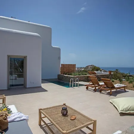 公寓 Only Yours , Mykonos - Private Pool & Sea View Near Scorpios 帕瑞加