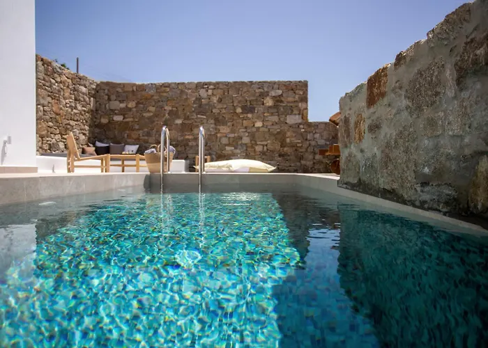 Only Yours , Mykonos - Private Pool & Sea View Near Scorpios *