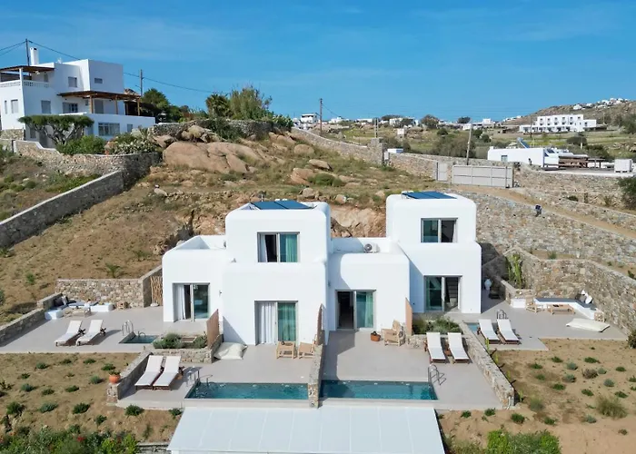 Only Yours , Mykonos - Private Pool & Sea View Near Scorpios Apartman Paránga