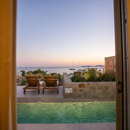 Only Yours , Mykonos - Private Pool & Sea View Near Scorpios شقة بارانْغا
